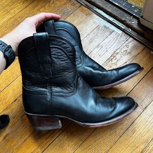Tecovas The Penny Cowgirl Boots | Midnight Calf | 7